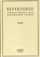Repertorio della giurisprudenza italiana (2009) edito da Utet Giuridica