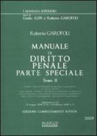 Manuale di diritto penale. Parte speciale vol.2 di Roberto Garofoli edito da Neldiritto.it