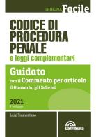 Codice di procedura penale e leggi complementari. Guidato con il commento per articolo, il glossario, gli schemi edito da La Tribuna
