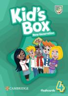 Kid's box. New generation. Level 4. Flashcards. Per la Scuola elementare. Con espansione online di Caroline Nixon, Michael Tomlinson edito da Cambridge