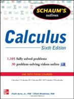 Schaum's Outline of Calculus: 1.105 Solved Problems. Con DVD di Frank Ayres, Elliott Mendelson edito da McGraw-Hill Education