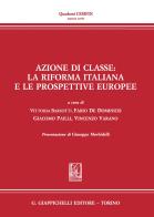 Azione di classe: la riforma italiana e le prospettive europee edito da Giappichelli