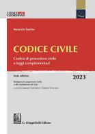 Codice civile. Codice di procedura civile e leggi complementari di Maurizio Santise edito da Giappichelli