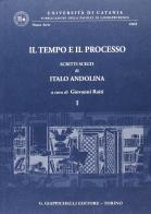 Il tempo e il processo. Scritti scelti di Italo Andolina edito da Giappichelli