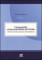 Categorialità e trascendentalità. Atti della Giornata canonistica interdisciplinare di Paolo Gherri edito da Lateran University Press