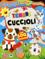 Teneri cuccioli. Colora e gioca stickers. Ediz. a colori edito da 2M