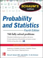 Schaum's outline of probability and statistics di John Schiller, R. Alu Srinivasan, Murray R. Spiegel edito da McGraw-Hill Education