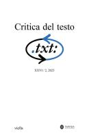 Critica del testo (2023) vol.26.2 edito da Viella