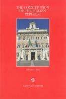 The Constitution of the Italian Republic edito da Camera dei Deputati