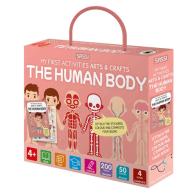 Human body. My first activities arts & crafts. Ediz. illustrata. Con 50 stickers. Con 200 traferibili edito da Sassi