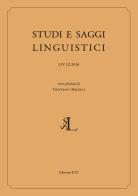 Studi e saggi linguistici (2016) vol.1 edito da Edizioni ETS