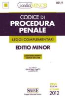 Codice di procedura penale e leggi complementari. Ediz. minor edito da Edizioni Giuridiche Simone
