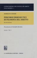 Percorsi ermeneutici di filosofia del diritto vol.2 di Daniele M. Cananzi edito da Giappichelli
