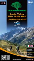 Aosta Valley. Courmayeur area. MTB trail map. Ediz. italiana e inglese edito da Fraternali Editore