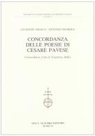 Concordanza delle poesie di Cesare Pavese. Concordanza, liste di frequenza, indici di Giuseppe Savoca, Antonio Sichera edito da Olschki