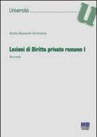 Lezioni di diritto privato romano vol.1 di Gisella Bassanelli Sommariva edito da Maggioli Editore