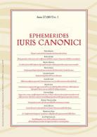 Ephemerides Iuris canonici (2017) vol.1 edito da Marcianum Press