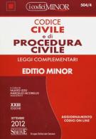 Codice civile e di procedura civile. Leggi complementari. Ediz. minor edito da Edizioni Giuridiche Simone