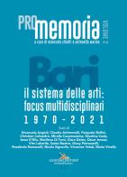 PROmemoria Bari. Il sistema delle arti: focus multidisciplinari 1970-2021 edito da Gangemi Editore