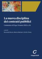 La nuova disciplina dei contratti pubblici. Commento al D. Lgs. 31 marzo 2023, n. 36 edito da Giappichelli