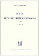 Lezioni sul processo civile giustinianeo. Estratto vol.2 di Giuseppe Provera edito da Giappichelli