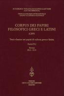 Corpus dei papiri filosofici greci e latini. Testi e lessico nei papiri di cultura greca e latina vol.4.2 edito da Olschki