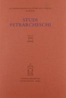 Studi petrarcheschi vol.16 edito da Antenore