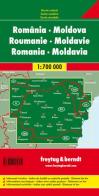Romania-Moldova 1:700.000 edito da Freytag & Berndt
