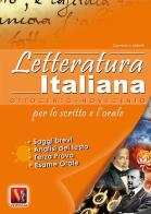 Letteratura italiana '800 e '900 per lo scritto e l'orale di Domenico Milletti edito da Vestigium