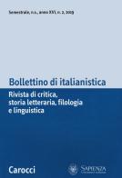 Bollettino di italianistica. Rivista di critica, storia letteraria, filologia e linguistica (2019) vol.2 edito da Carocci