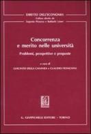 Concorrenza e merito nelle università. Problemi, prospettive e proposte edito da Giappichelli