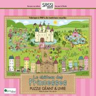Le chateau des princesses. Puzzle géant et livre di Jillian Phillips edito da Sassi