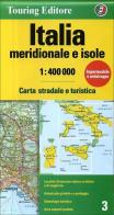 Italia meridionale e isole 1:400.000. Carta stradale e turistica edito da Touring