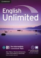 English unlimited. Level B1. Coursebook. Per le Scuole superiori di Alex Tilbury, David Rea, Leslie A. Hendra edito da Cambridge