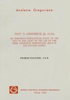 Idou ho anthropos. An exegetical-theological study of the text in the light of the use of the term anthropos designating Jesus in the fourth gospel di Charles Panackel edito da Pontificia Univ. Gregoriana