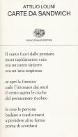 Carte da sandwich di Attilio Lolini edito da Einaudi