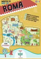 Mappa di Roma illustrata. Ediz. multilingue edito da ItalyForKids