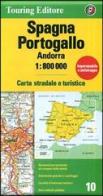 Spagna, Portogallo, Andorra 1:800.000. Carta stradale e turistica edito da Touring