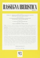Rassegna iberistica vol.93 edito da Bulzoni