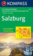 Pianta della città n. 444. Salisburgo-Salzburg 1:10.000. Ediz. bilingue edito da Kompass