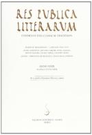 Res publica litterarum. Studies in the classical tradition vol.29 edito da Salerno
