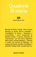 Quaderni di storia (2019) vol.89 edito da edizioni Dedalo