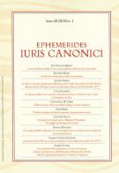 Ephemerides Iuris canonici (2018) vol.1 edito da Marcianum Press