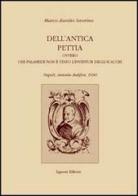 Dell'antica pettia ovvero che Palamede non è stato l'inventor degli scacchi di Marco A. Severino edito da Liguori
