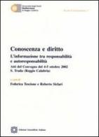 Conoscenza e diritto edito da Edizioni Scientifiche Italiane