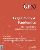 Legal policy & pandemics. The journal of the global pandemic network (2022) vol.2 edito da Aracne (Genzano di Roma)