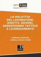 La malattia del lavoratore, diritti, doveri, assenteismo tattico e licenziamento di Corrado Marvasi, Luisella Delle Piane edito da Dike Giuridica
