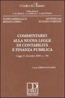 Commentario alla nuova legge di contabilità e finanza pubblica edito da Dike Giuridica