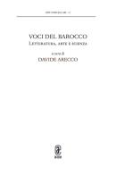 Voci del Barocco. Letteratura, arte e scienza edito da Aracne (Genzano di Roma)