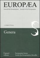 Europea. Journal des Européanistes-Journal of the Europeanists (2003) vol. 1-2 edito da Carocci